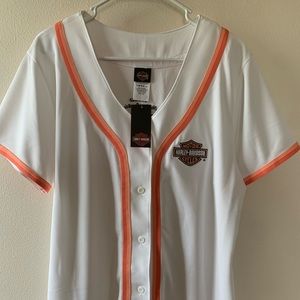 NWT Woman’s Harley-Davidson baseball jersey